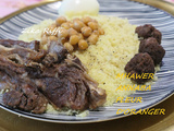 M'hawer m'jamer bel ma z'har typique de annaba- couscous fin braisé au beurre à la fleur d'oranger