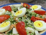 Macédoine de légumes maison aux œufs durs