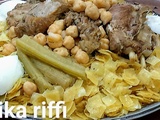 Mkartfa bônoise m'jamra- carrés citadins typiques de annaba-pâtes traditionnelles pure semoule- aïd adha