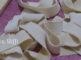Pappardelles- pâtes fraîches maison à la semoule