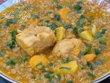 Plats de lentilles vertes au veau de lait (marka 3dess)
