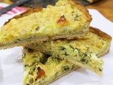 Quiche au thon- pomme de terre et fromage- pâte au leben