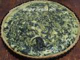 Quiche aux epinards et a la brousse