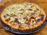 Quiche pâte à l'huile au thon- parmesan et olives kalamata