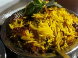 Riz à l'indienne pour accompagnement de biryani- recette familiale