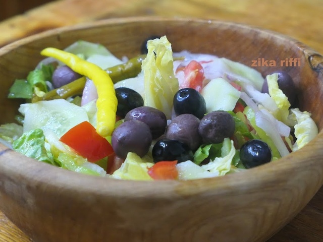 Verrines de salade croquante - 5 ingredients 15 minutes