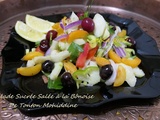 Salade sucrée salée à la bônoise-fruits et légumes de saison de jeddi mahieddine- aïd adha