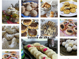 Sélection de biscuits- sablés- petits fours et gâteaux secs algériens- goûter- rentrée scolaire et fêtes
