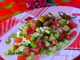 Slata jiida bel fakouss ou salade arabe façon grand-mère