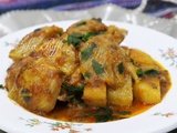 Tajine de poulet au fenouil et pomme de terre au four