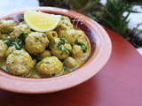 Tajine kefta b zaïtoune- tajine de boulettes de poulet aux olives