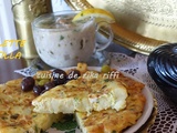 Tortilla espagnole ou omelette de pomme de terre et oignon- cuisine facile