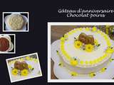 Gâteau d’anniversaire Chocolat-Poires