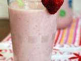 Milk shake fraise banane