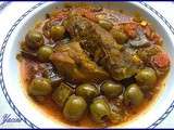 Tajine de viande aux olives