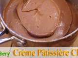Crème Pâtissière au Chocolat Noir