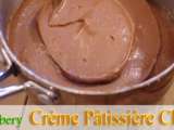Crème Pâtissière au Chocolat Noir