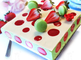 Fraisier Pistache moderne