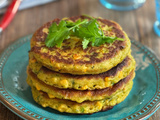 Galettes de Maïs et Oignons Verts de Yotam Ottolenghi