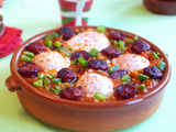 Piperade de Bilbao (Oeufs, Sauce Basquaise et Chorizo)