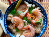 Soupe Thaï aigre-doux aux Crevettes (Tom Yam Goong)