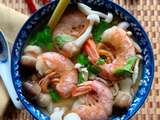 Soupe Thaï aigre-doux aux Crevettes (Tom Yam Goong)