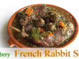 The Rabbit Stew, a French delicacy