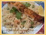 Saumon à la Marocaine et Couscous au Citron
