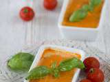Flan de tomates basilic fêta