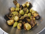 Côtes de porc et Choux de Bruxelles à l’air fryer