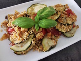 Crumble froid au parmesan de légumes d’été : une recette pour changer des salades