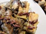Cuisse de Pintade au cidre champignons et polenta au parmesan