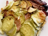 Gratin de courgettes/pommes de terre et Lonzo : Un bon accompagnement pour bbq