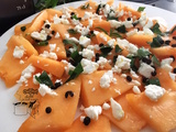 Melon au poivre Timut, feta et verveine citronnelle une entrée facile et parfumée