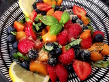 Salade aux fruits d’été basilic et huile d’olive : Une recette originale