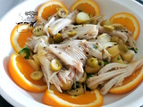 Salade de pommes de terre Grenailles et aile de Raie à l’orange