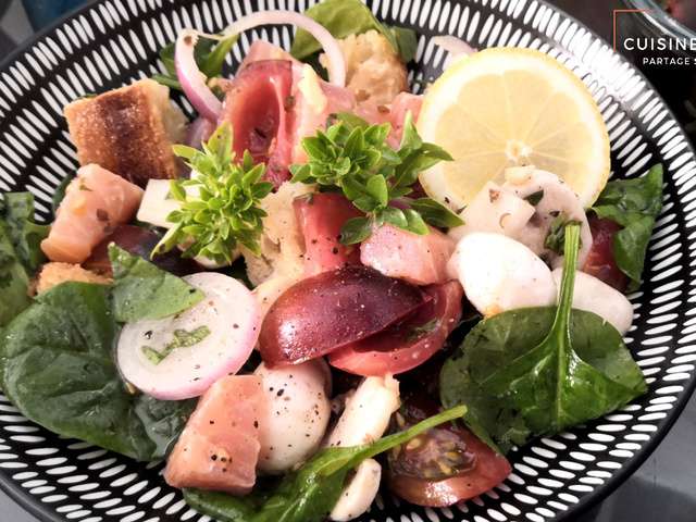 SALADE DE PATES VEGETARIENNE AUX COEURS DE PALMIER - Les petits plaisirs de  doro