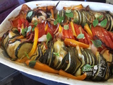 Tian de courgettes, tomates, poivrons et mozza au basilic, un classique estival