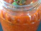 Sauce tomate épicée et pimentée