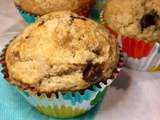 Muffins poires et chocolat