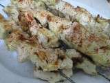 Brochettes de poulet tandori  revisite