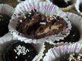 Kahlouchi biscuits chocolat farcis noix et halva turque