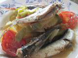 Pomme de terre aux sardines au four