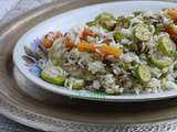 Riz aux courgettes et carottes