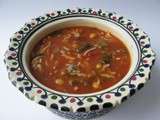 Soupe marocaine (harira) végétarienne