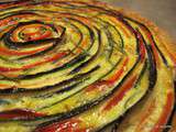 Tarte aux légumes en spirale
