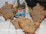 P’Tea biscuits marrons-noisette et chocolat