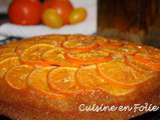 Upside-down cake aux oranges sanguines