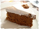 Carrot cake , gâteau sans huile, ni beurre