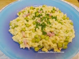 Coquillettes aux petits pois et lardons au Cookeo